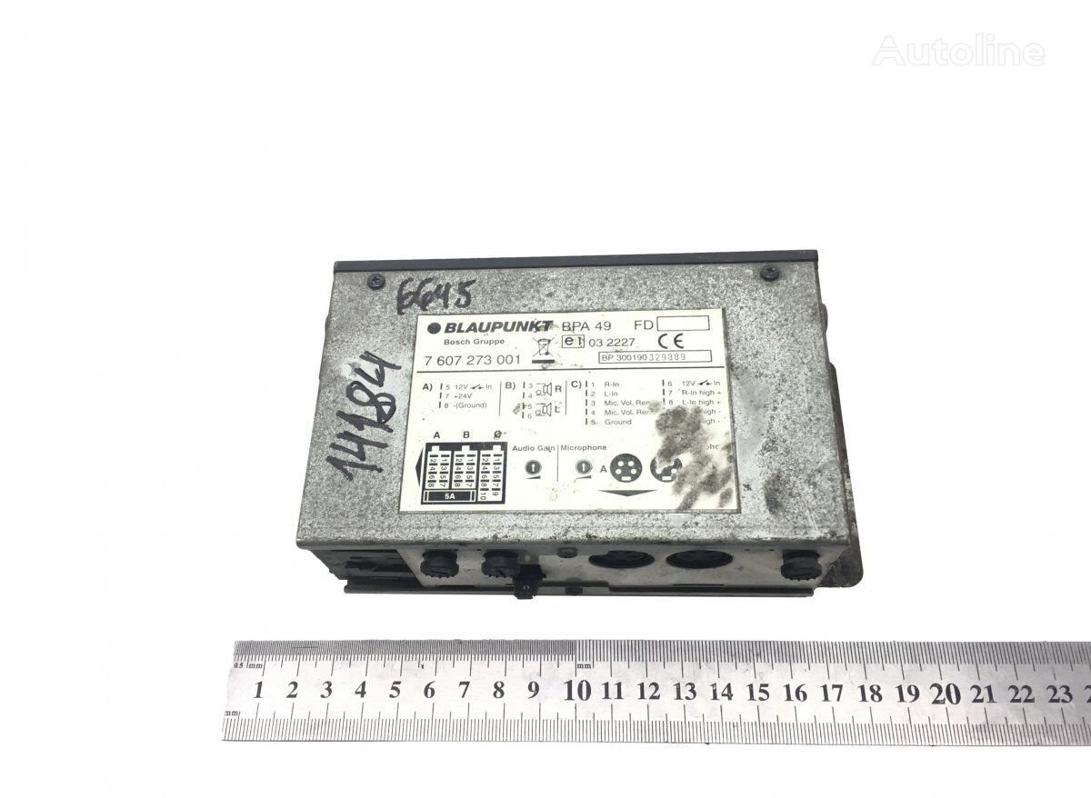 Audio Amplifier Blaupunkt  Blaupunkt K-series (01.06-) 7607273001 für Scania K,N,F-series bus (2006-)