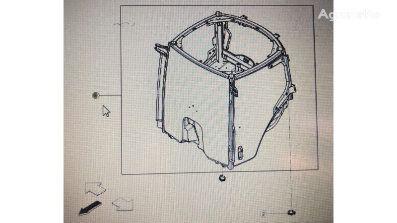 rama kabiny Claas 00 za Claas Arion 640 600 500 traktora točkaša