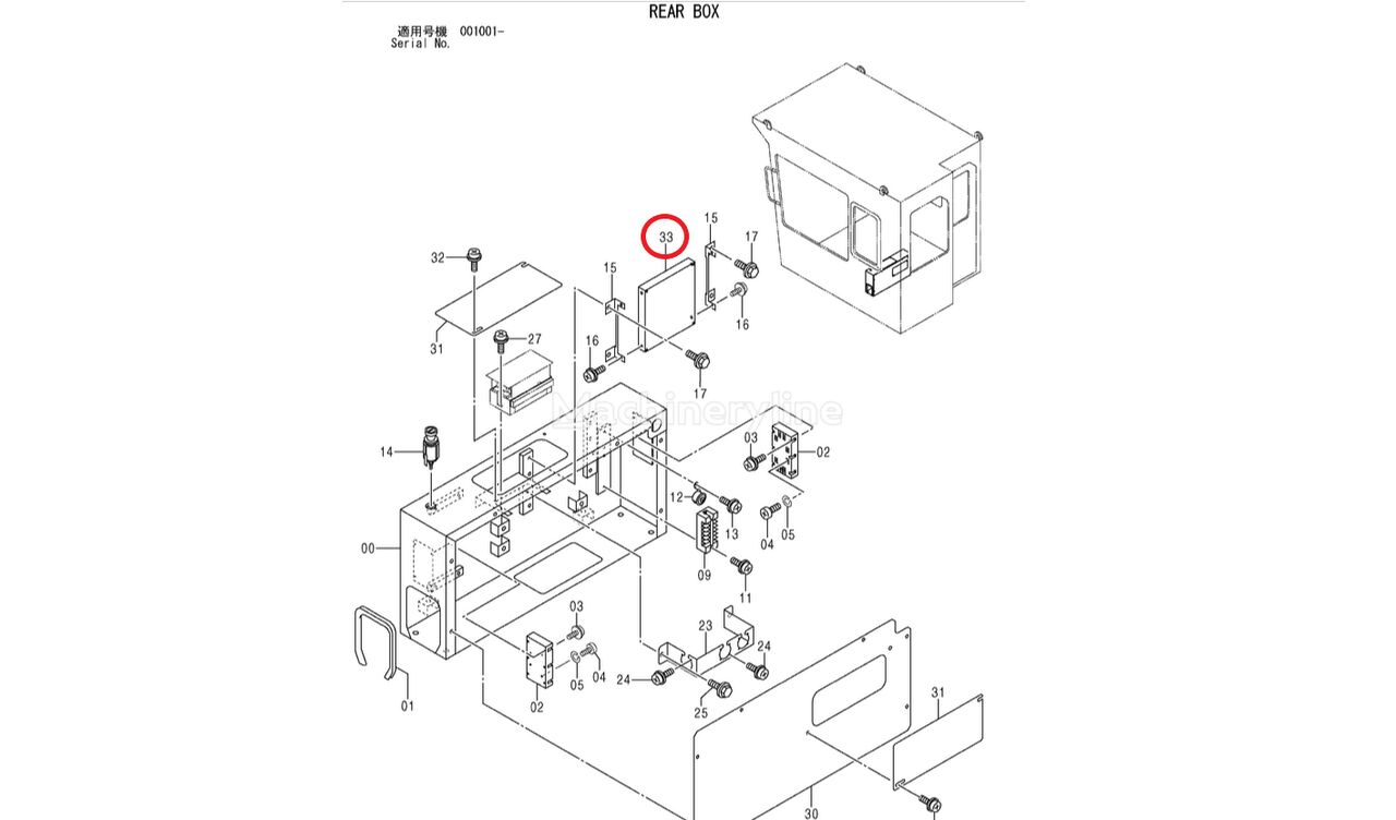 CONTROLLER DLU2 Hitachi 9314618 for Hitachi EX5500-6 excavator