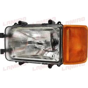 MIRROR GLASS LH SMALL MAN 95 ATI HEADLAMP LH WITH TURN SIGNAL LAMP para DAF TGX (2021-) camión