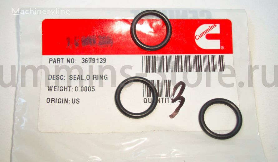 Uplotnitelnoe koltso vodyanogo nasosa  Cummins \ O-Ring Seal Cummins 3679139 3679139 untuk generator elektrik Cummins QSX