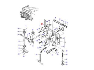 outra peça sobressalente elétrica potentiomètre trappe inverseur électrohydraulique  3714252M2 para trator de rodas Massey Ferguson 6120 6130 6140 6150