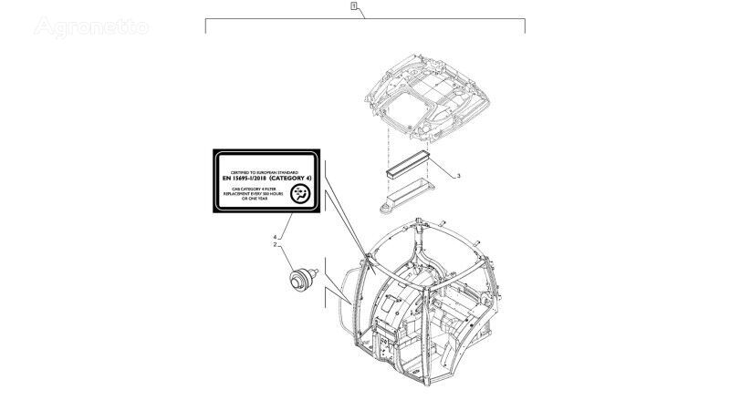 Wskaźnik  82033456 otra pieza del sistema eléctrico para New Holland T6090 tractor de cadenas