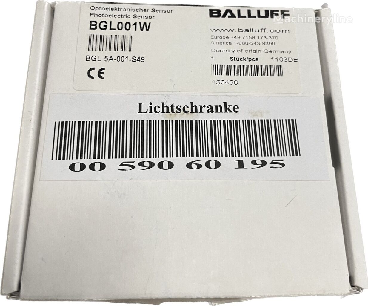 Gabellichtschranken im Metallgehäuse Balluff BGL 5A-001-S49 for industrial equipment