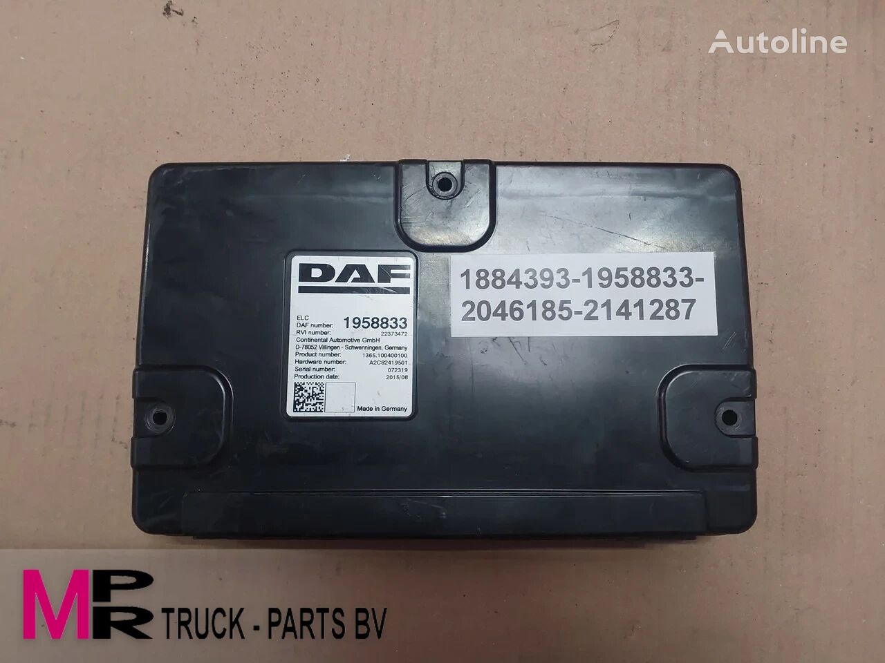 DAF Elektro regeleenheid verlichting (ELC) - 1884393 - Elektro regel برای کامیون