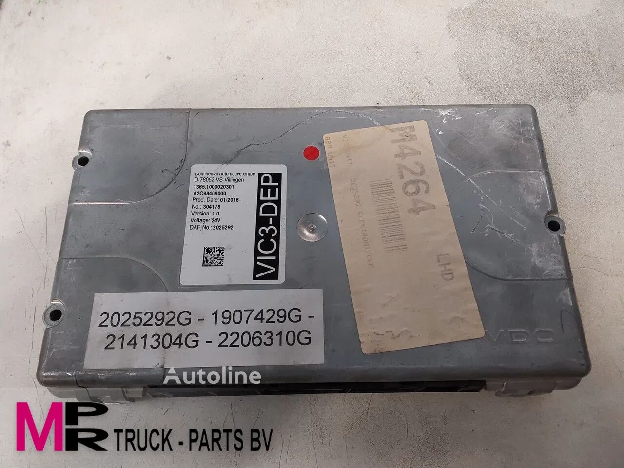 DAF VIC3 V2.1 (kopie) - 2025292G - 1907429G - 2141304G VIC3 V2.1 (ko para camión - Autoline