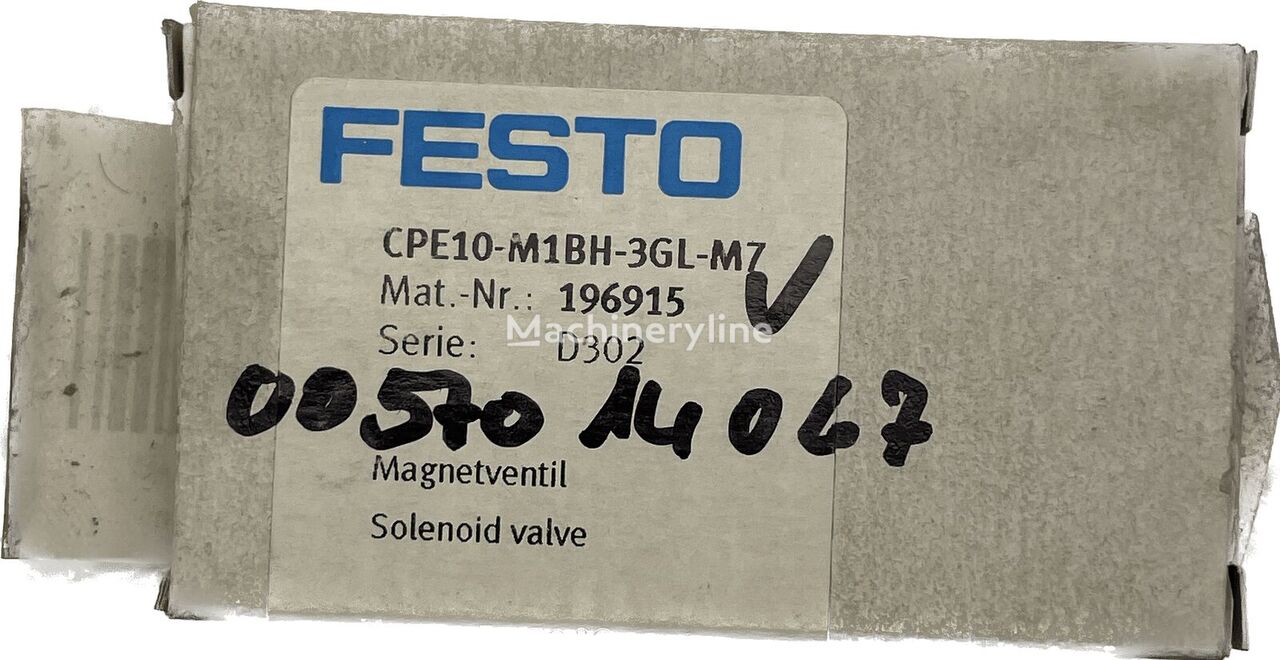 Magnetventil  Festo CPE10-M1BH-3GL-M7 pour matériel industriel