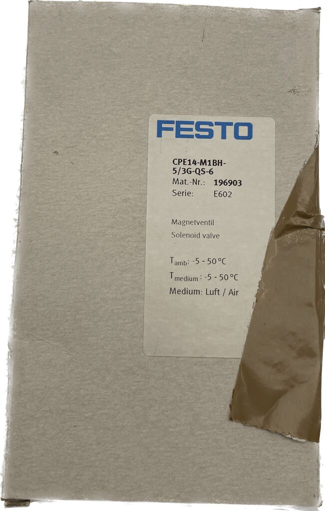 Magnetventil  Festo CPE14-M1BH-5/3G-QS-6 voor industriële machines - Machineryline