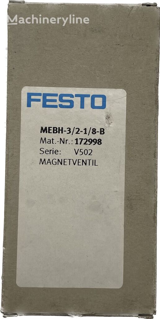 endüstriyel ekipman için Magnetventil  Festo MEBH-3/2-1/8-B