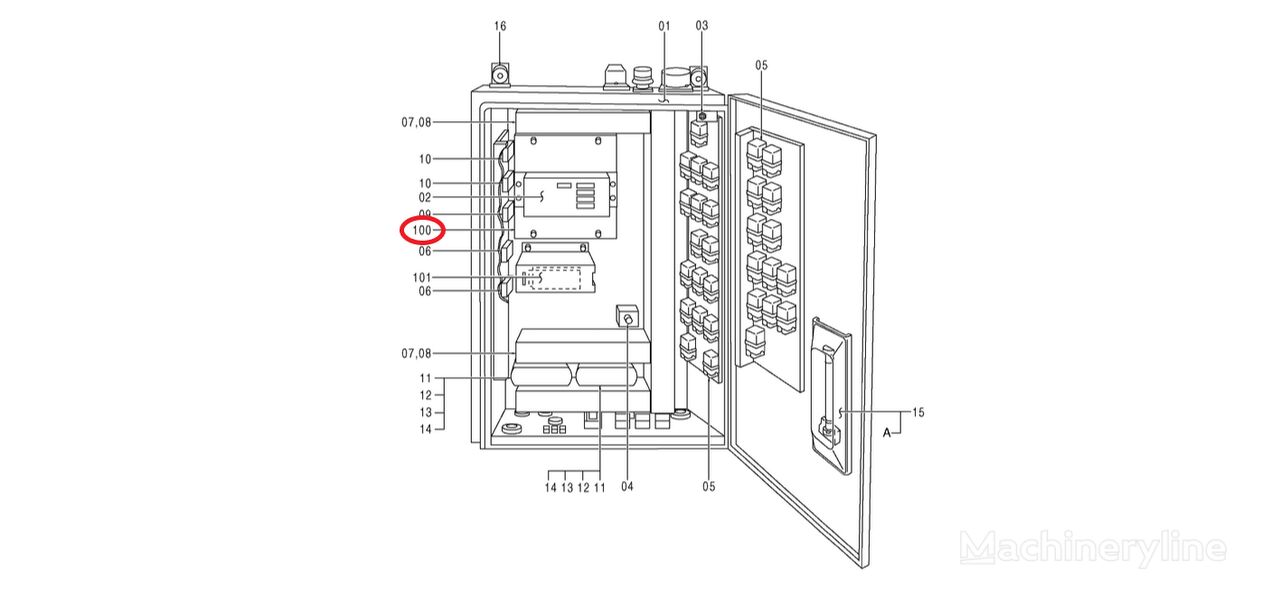 UNIT Hitachi 9180507 برای بیل مکانیکی Hitachi EX1800-3