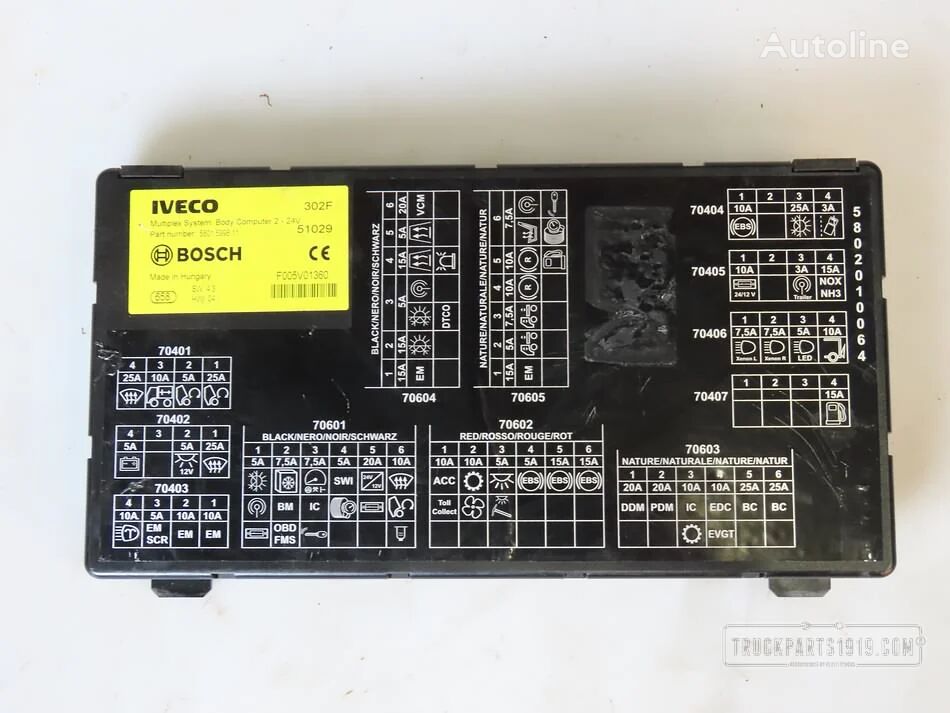 IVECO Electrical System Body computer 5801599811 for truck