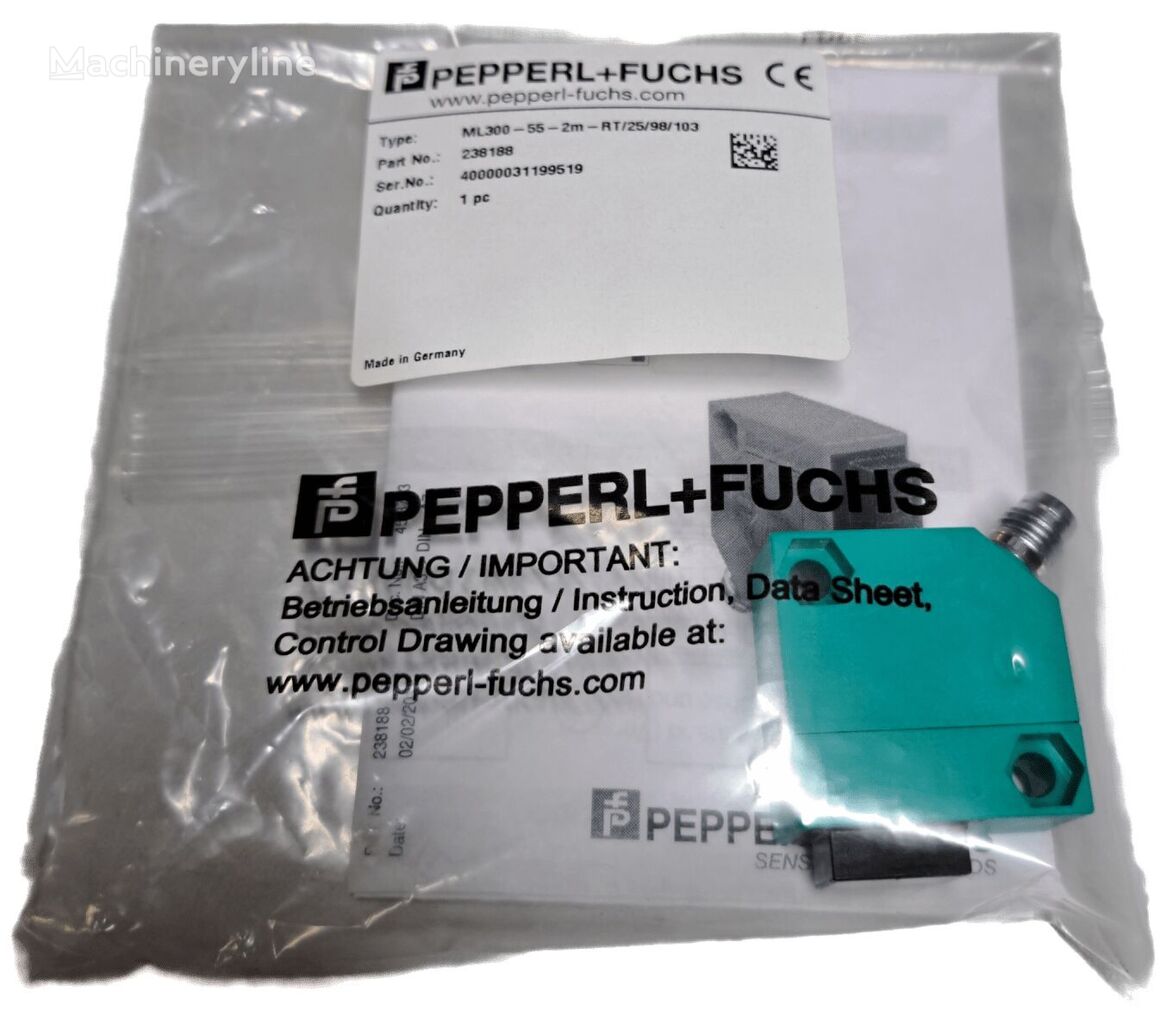 Reflexionslichtschranke  Pepperl+Fuchs ML300-55-2m-RT/25/98/103 para maquinas industriais