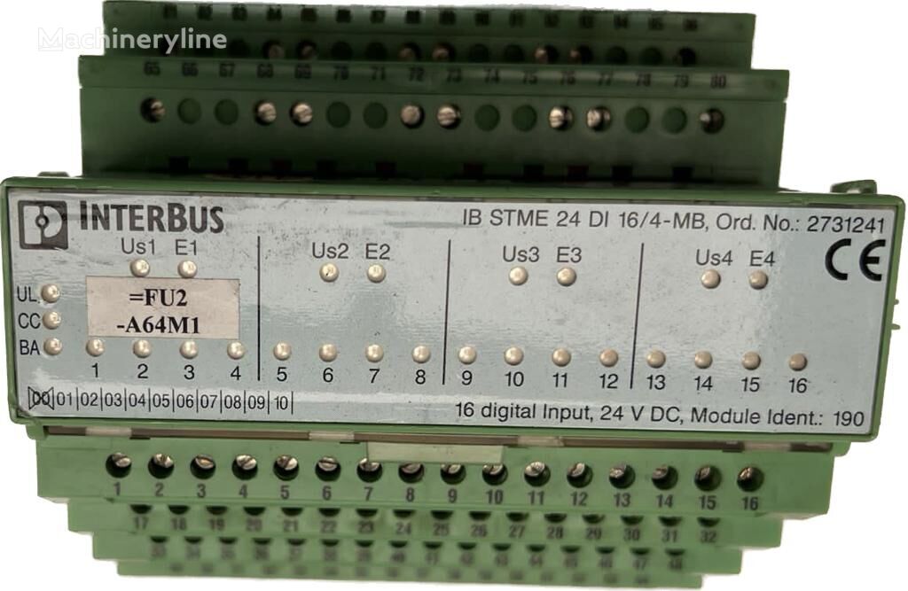 Phoenix Contact IB ST 24 DI16/4-MB + IB STME 24 DI 16/4-MB za industrijske opreme