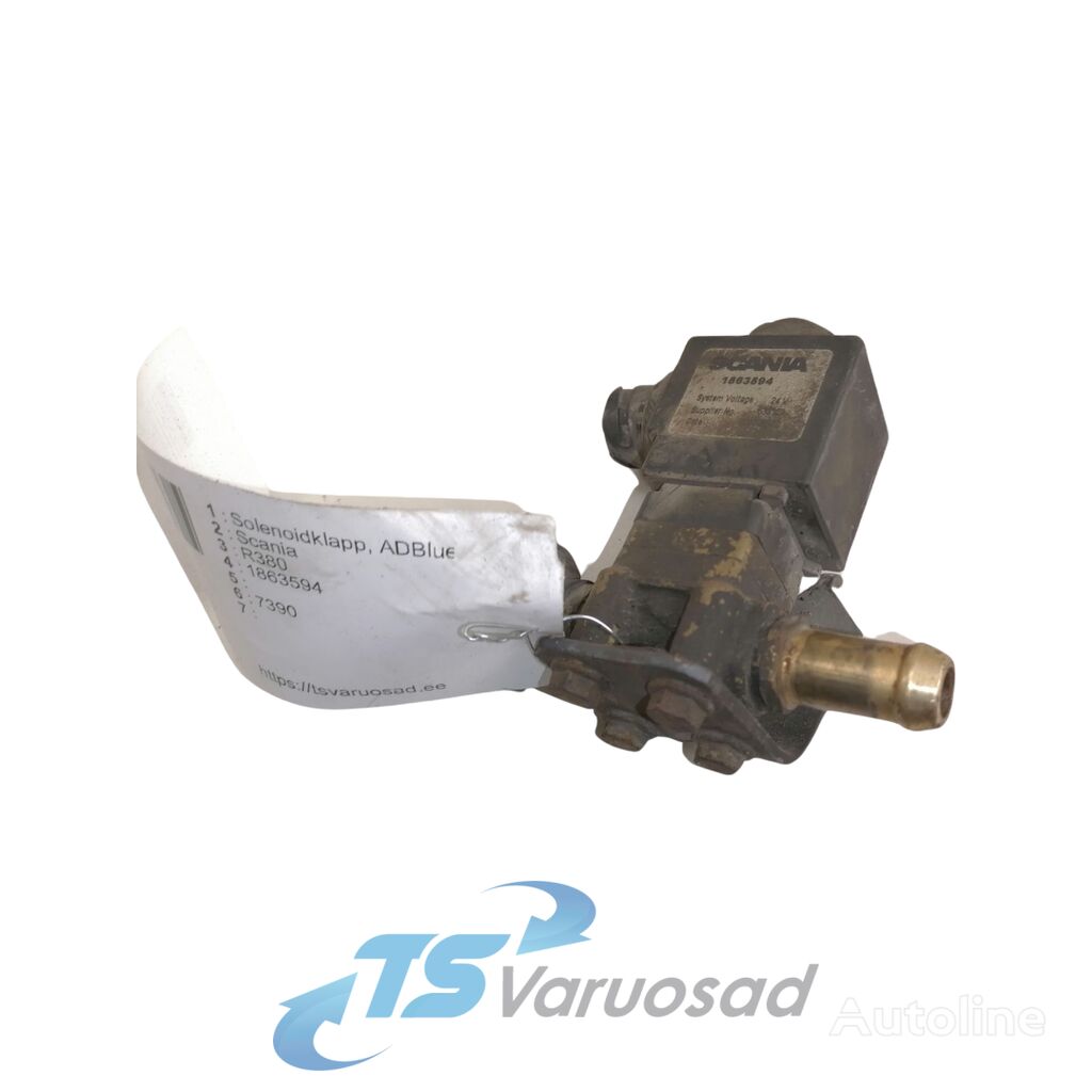 Solenoidklapp, ADBlue Scania Solenoidklapp, ADBlue 1746102 Scania R380 nyergesvontató-hoz