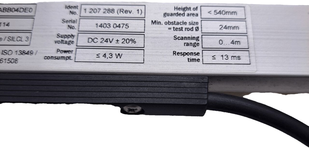 Sicherheitslichtvorhänge Sick miniTwin C4MT-05424ABB04DE0 for industrial equipment