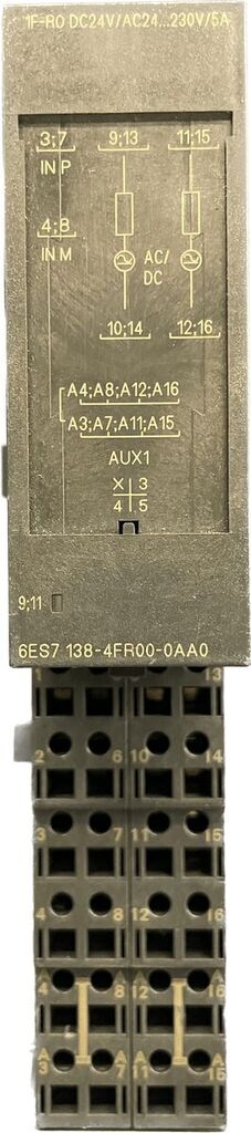 Elektronikmodul  Siemens SIMATIC DP 6ES7 138-4FR00-0AA0 para maquinaria industrial