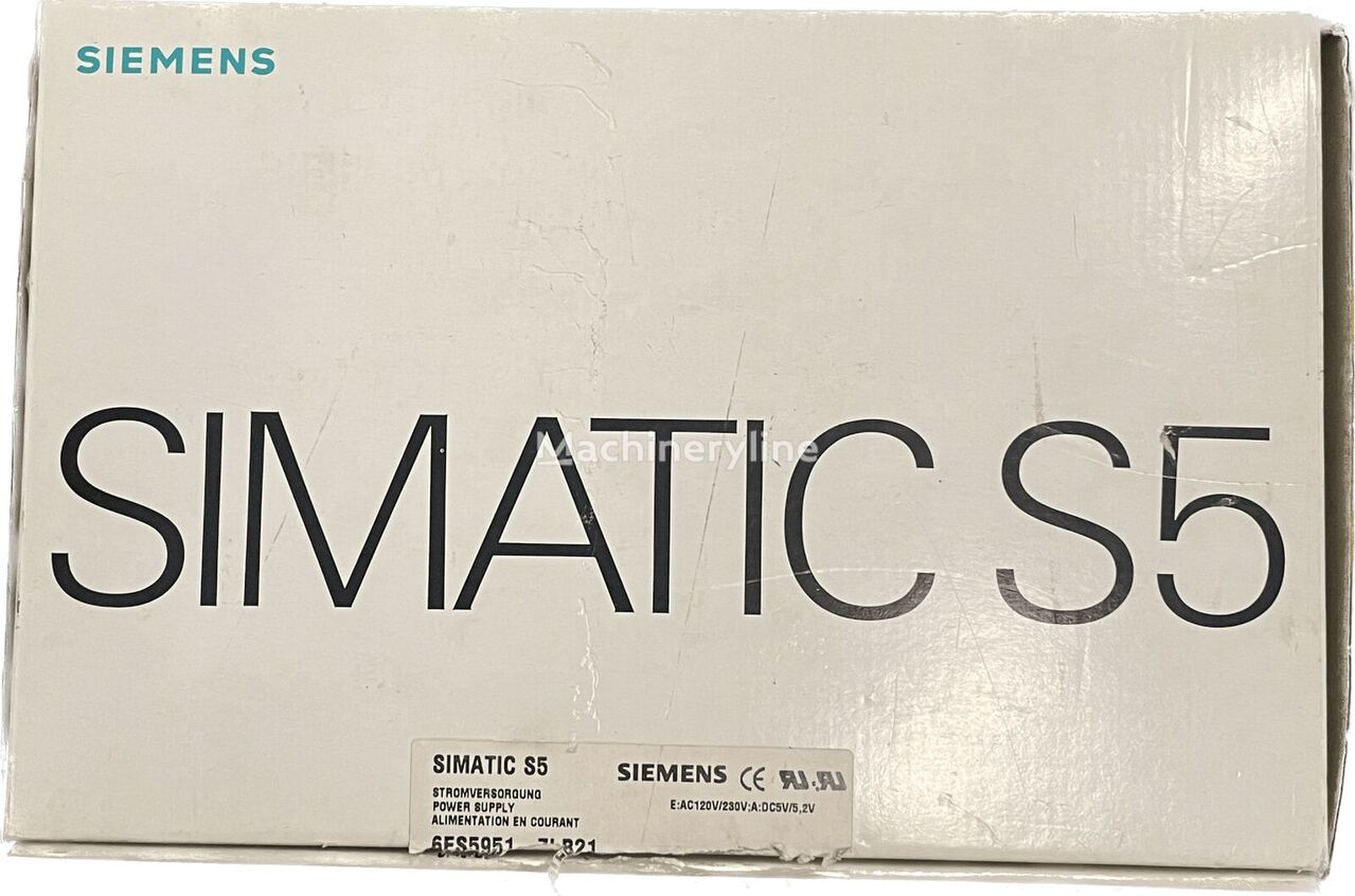 Stromversorgung  Siemens Simatic S5 6ES5951-7LB21 pour matériel industriel