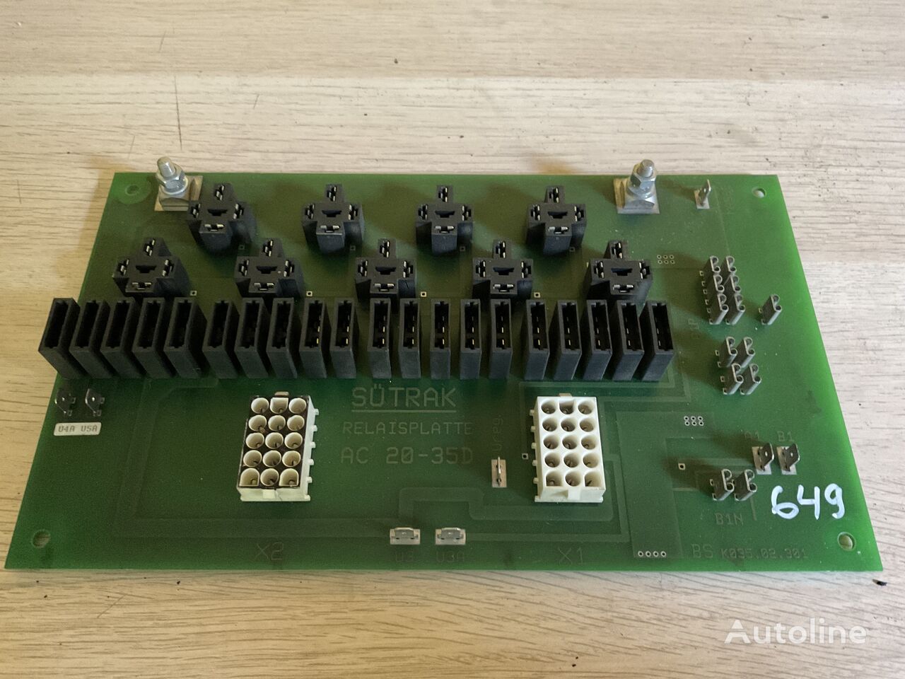 Relay plate Sutrak ac za autobusa