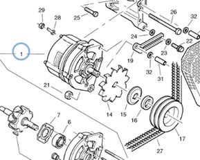 Volvo Alternator 20776758 for L40, L40B, L45, L45B