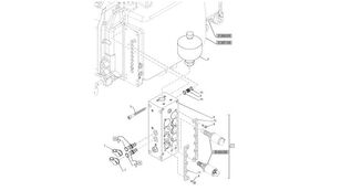 другая запчасть двигателя Zawór kolektora 48055639 для трактора колесного New Holland T6070