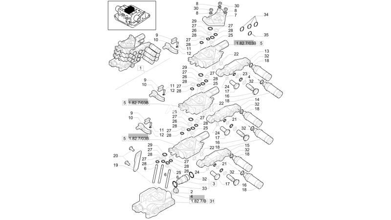 Zawór kolektora other engine spare part for New Holland T6010 T6070  wheel tractor