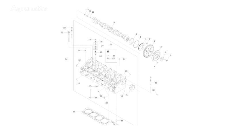 Tłumik skrętny  RE541112 other engine spare part for John Deere  9470RX  crawler tractor