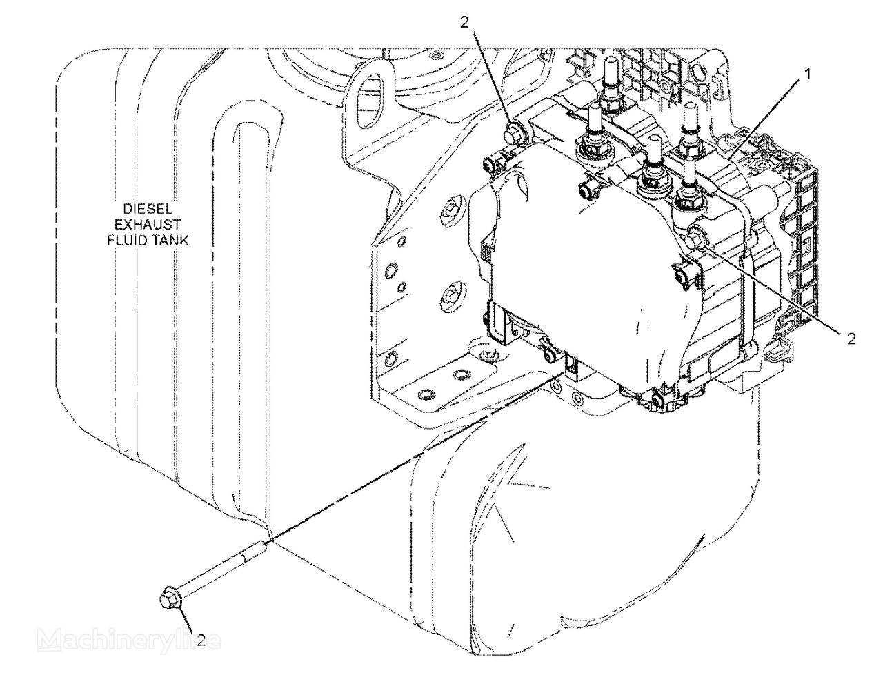 PUMP GP-DIESEL EXHAUST FLUID Caterpillar CAT paredzēts Caterpillar 3984747, 398-4747, 20R9272, 20R-9272 frontāla iekrāvēja - Machineryline