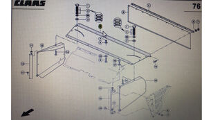 Pokrywa tylna Claas Disco 00 für John Deere