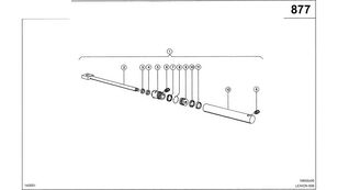 TŁOCZYSKO 0000876590 other hydraulic spare part for Claas Lexion 600 grain harvester