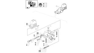 Złączka hydrauliczna other hydraulic spare part for New Holland T6010 T6090 T6070 wheel tractor