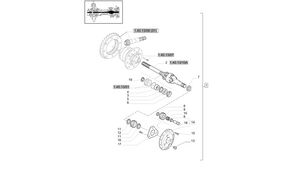 Wałek 84194847 other hydraulic spare part for New Holland T6010 wheel tractor