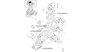 iná časť hydrauliky Kołnierz  87396841 na kolesového traktora New Holland T6010 T6070