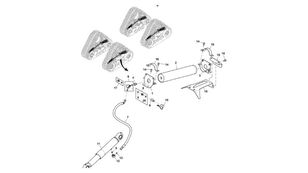 Akumulator hydrauliczny  RE558557 annan hydraulisk del till John Deere 9470RX bandtraktor