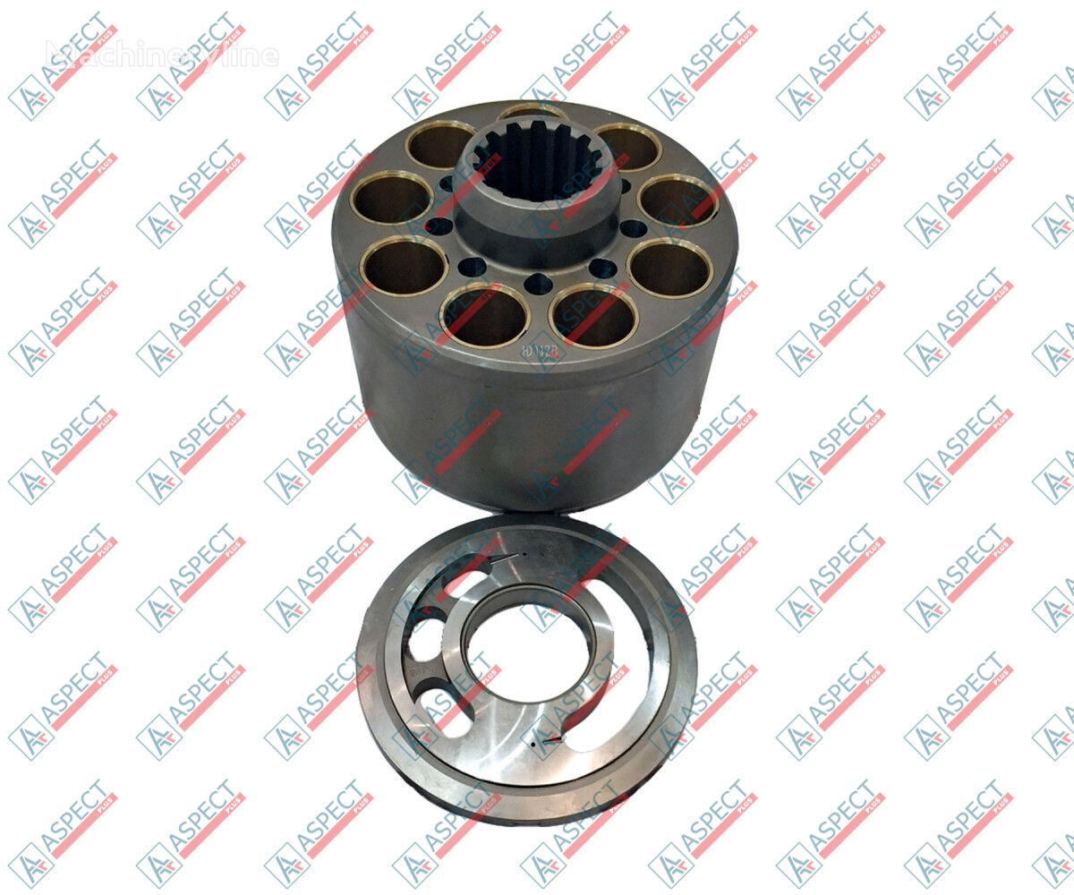 Cylinder block and Valve plate Left Handok Hydraulic XJBN-00066 1664 para escavadora Hyundai R210LC-7 - Machineryline