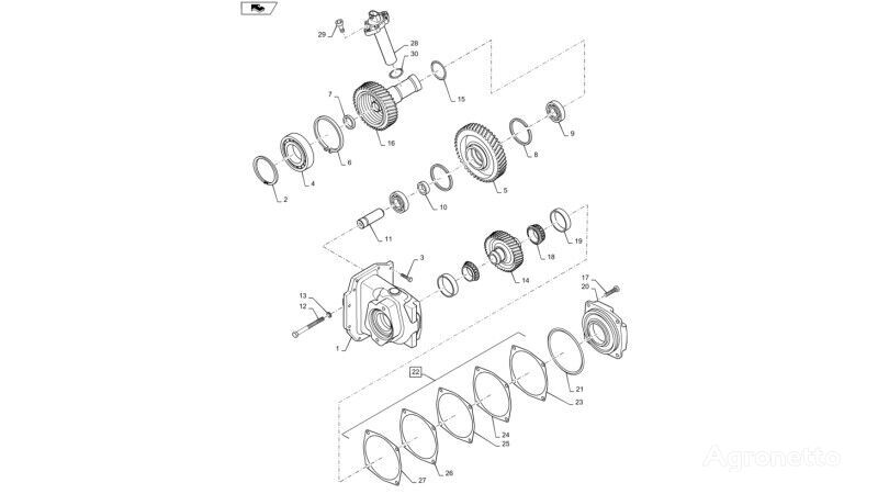 Obudowa New Holland T6090 Obudowa 405664A2 for New Holland T6090 wheel tractor