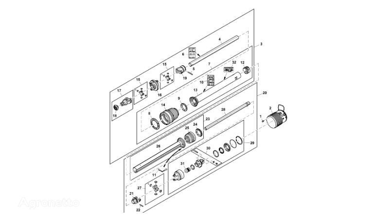 Obudowa  DC217848 otras piezas de funcionamiento para John Deere 960 empacadora