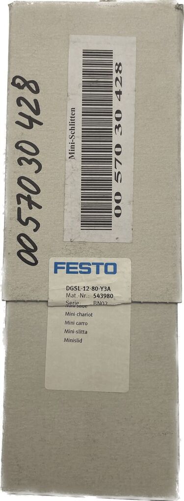 Mini-Schlitten Festo DGSL-12-80-Y3A for industrial equipment