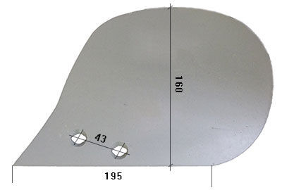 άροτρο Krone για Odkładnia przedpłużka L  HARDOX450 VD141/L