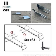 Wheel forks for vehicles  TyreON voor TyreON WF2 mobiele hefkolom