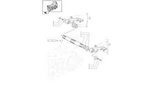 другая запчасть кузова Ramię podnośnika  47127556 для трактора колесного New Holland T6010 T6090 T6070 T7230