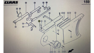 kita atsarginė kėbulo dalis osłony grūdų kombaino Claas Lexion 580