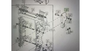 другая запчасть кузова Dystans ramy zaczepowej  Проставка рамы фаркопа R124423 для John Deere 8000, 8010, 8020 r124423 для трактора колесного John Deere 8000, 8010, 8020