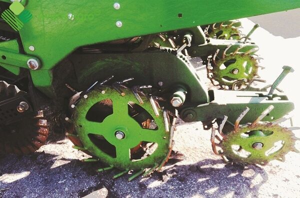 Modernization of furrow openers of seeders - wheel bearing otra pieza del sistema de suspensión para sembradora - Agronetto