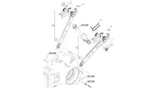 другая запчасть к ходовой Cięgło dolne  47137104 для трактора колесного New Holland T6090