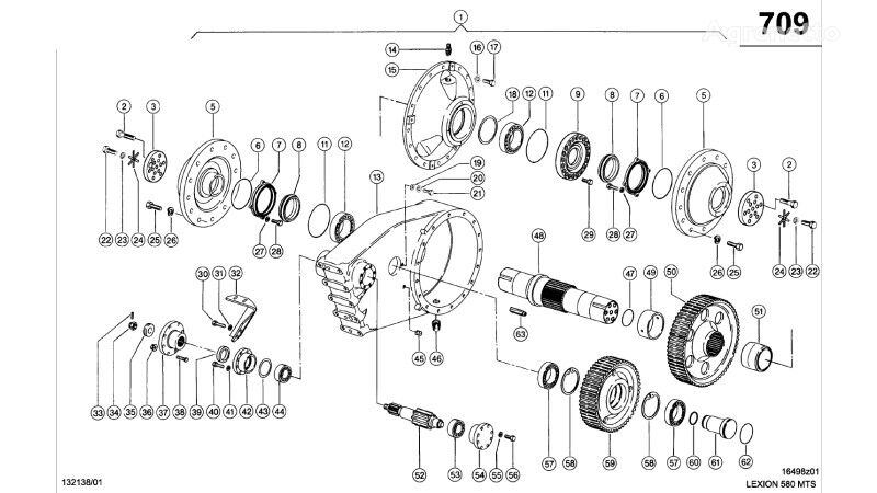 KOŁO POŚREDNIE  0007500601 other suspension spare part for Claas Lexion 580 grain harvester