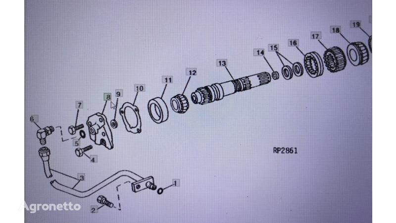 phụ tùng treo khác element ustalający dành cho máy kéo bánh lốp John Deere 4555/4755/4955