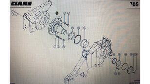 Nośnik gąsienicy 0007645930 за зърнокомбайн Claas Lexion 580 570 560-540