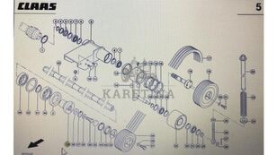 Claas 00 0936 222 0/CLAAS Corto koło für John Deere