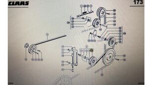 Claas Rolka napinacza Mega 370-340 Nr kat. 000 772 169 1 Nr kat