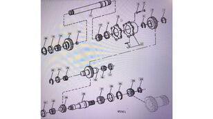 obudowa łożyska John Deere AR93152 for John Deere 4555/4755/4955 wheel tractor